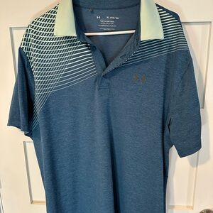 Under Armour Men's Blue Polo Shirt